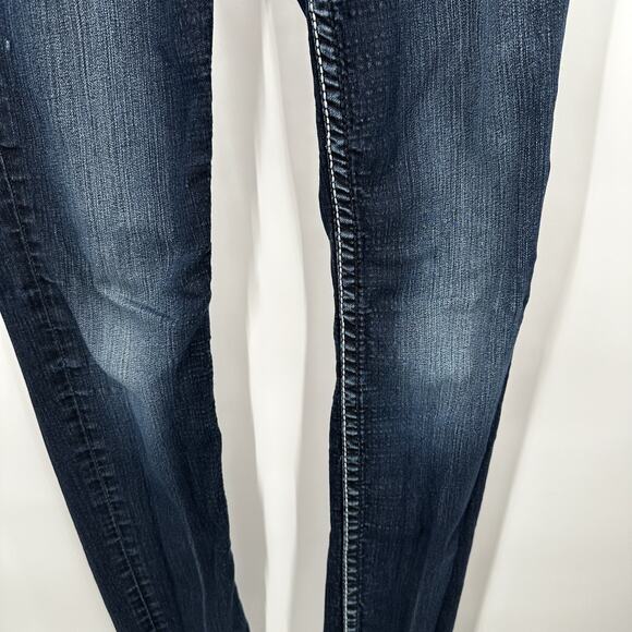 Silver Jeans Suki Super Skinny Jeans Womens 25 Dark Wash Stretch Denim - Picture 3 of 15